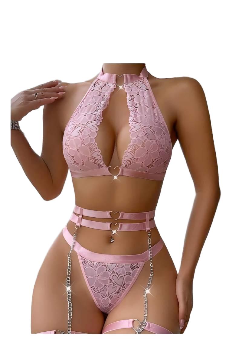 Underwire Bra Padded - Seksi İç Çamaşırı Seti, Push Up