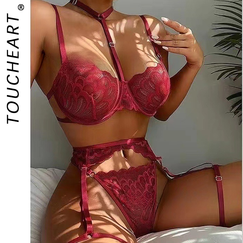 Sheer Bra Lace - Toucheart Seksi Ilginç Iç Çamaşırı Kadınlar