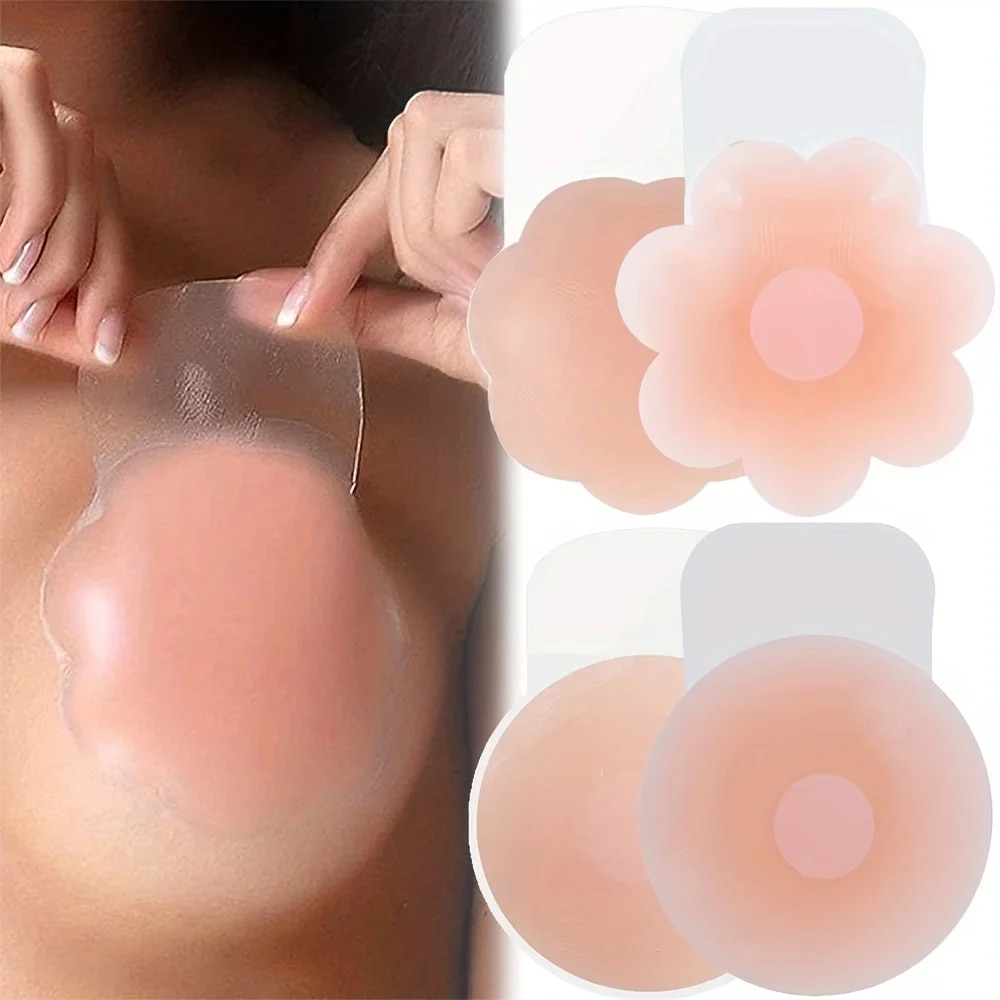 Push Up Bra Silicone - 1Pairs silikon meme kapağı yukarı kaldırın