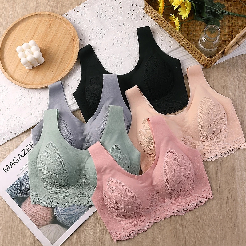 Sleep Bra Bralette - Nefes alabilen lateks sutyen dikişsiz kadın