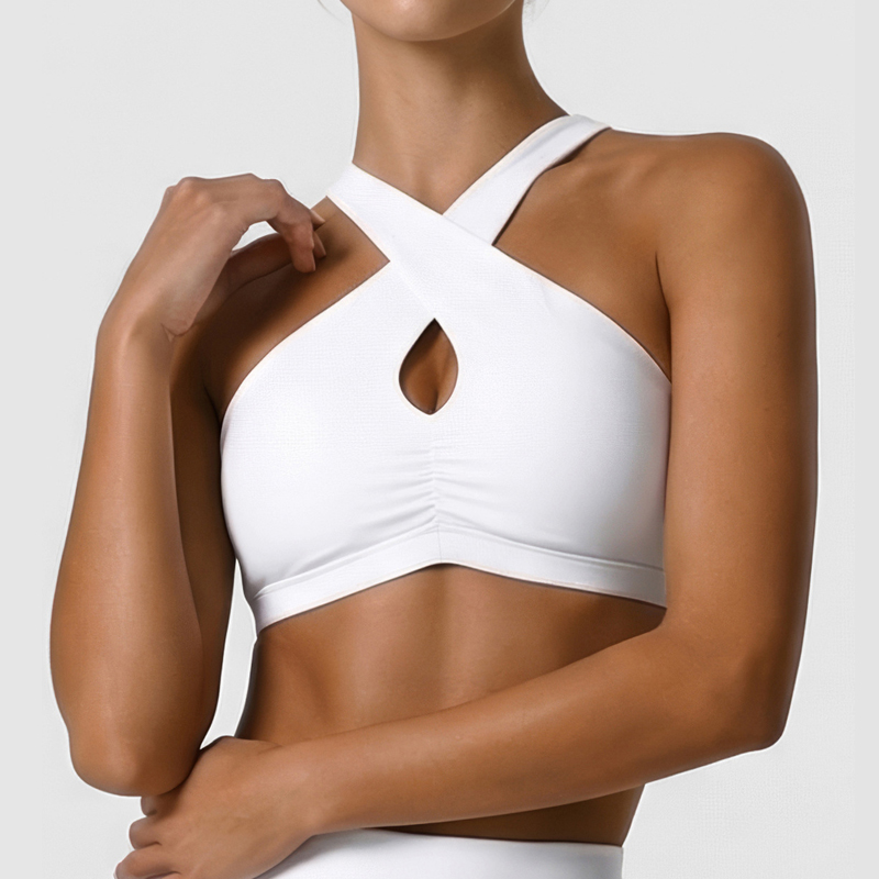 Sports Bra Racerback - Kadın yumuşak spor iç çamaşırı düz