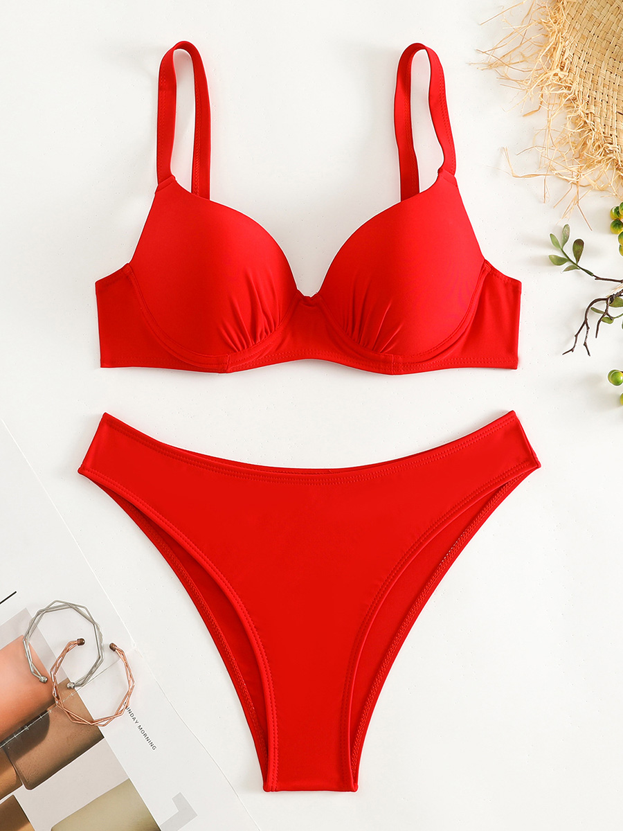 Underwire Bra Padded - Balenli Sütyen Fincan Brezilyalı Bikini Kadın