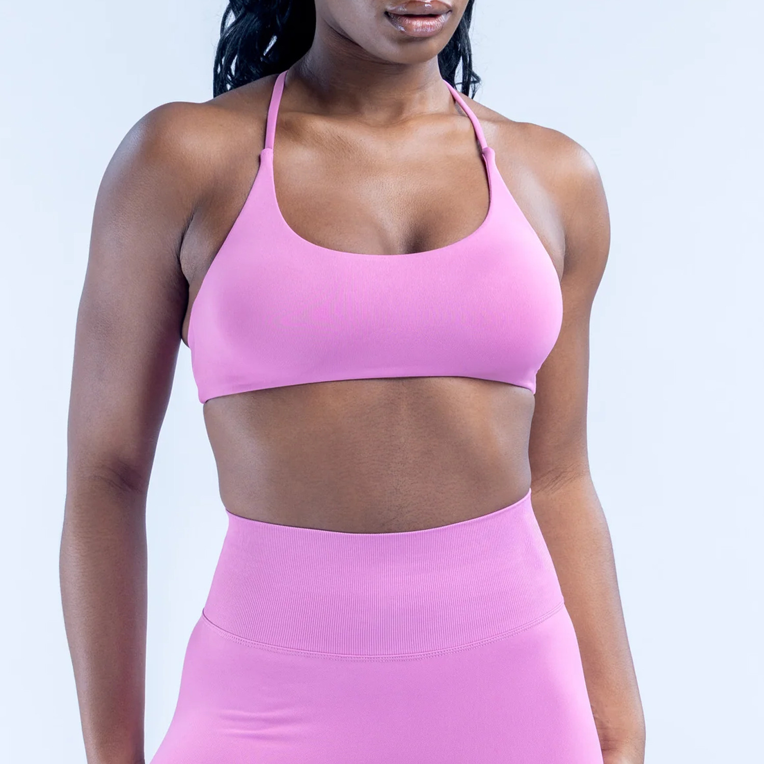 Sports Bra Racerback - LOGO Dikişsiz Spor Sutyeni Çapraz Toplama