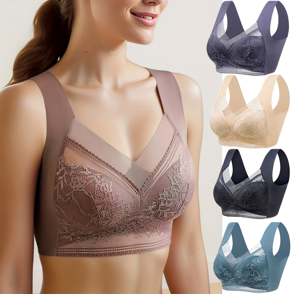 Full Coverage Bra - L-6L Kadın Büyük Sutyen Push Up