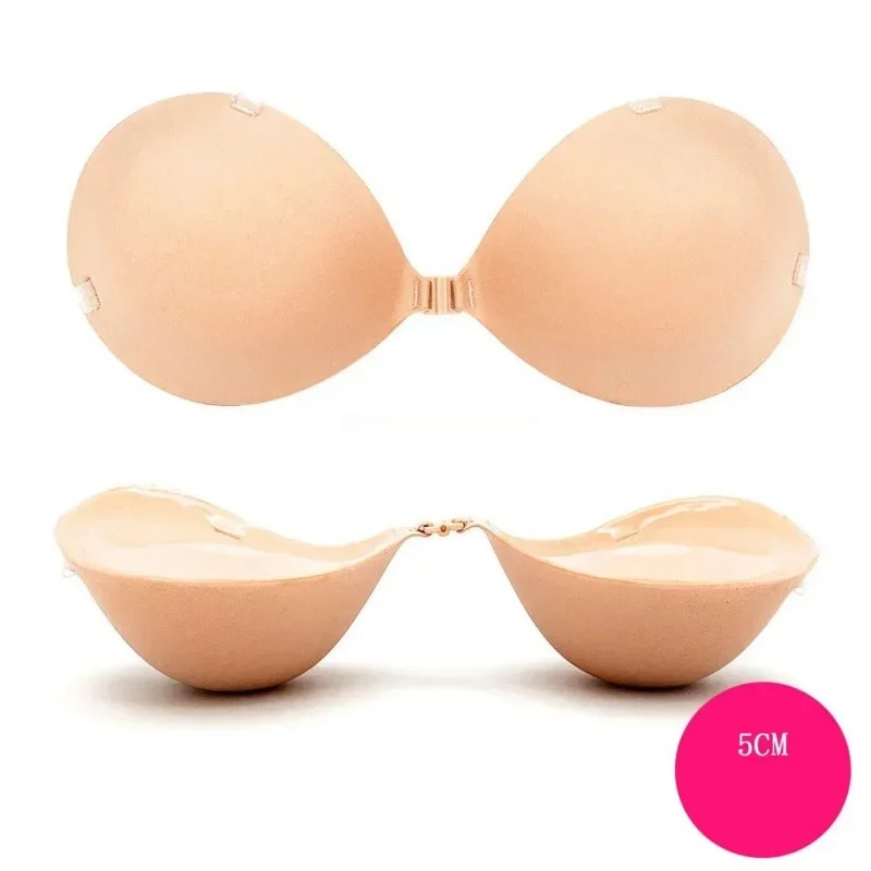 Backless Bra Sticky - 5cm/6cm silikon push up sütyen gelinlik