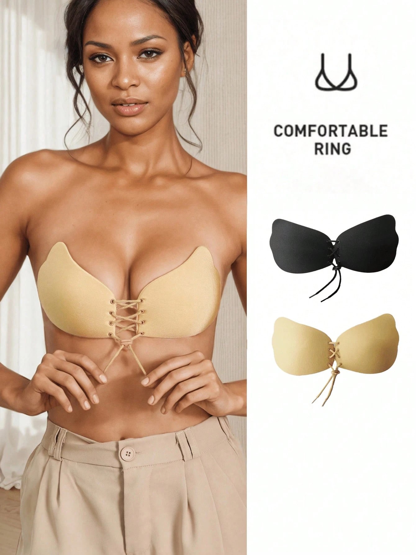 Backless Bra Sticky - 1 Adet Yapışkan Sütyen, Sırtı Açık