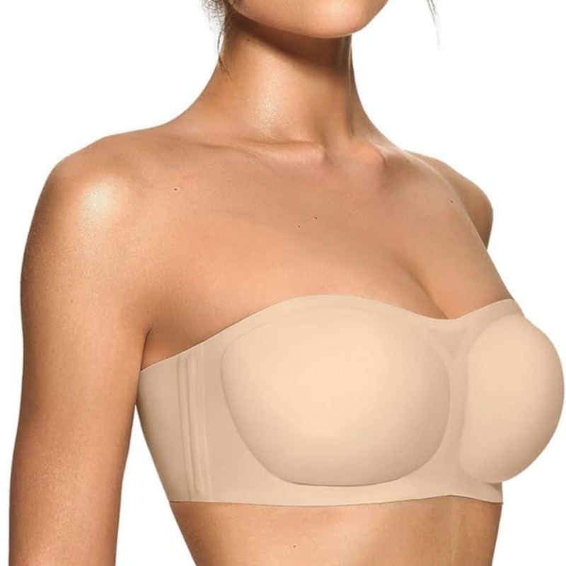 Wirefree Bra Comfort - Kadınlar için Askısız, Destekli, Kaymaz, Rahat