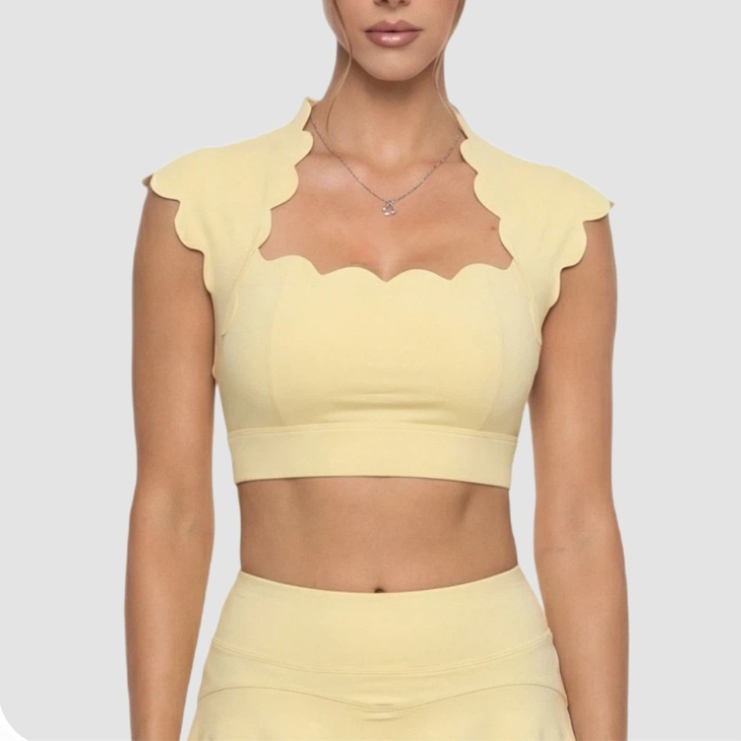 Sports Bra Racerback - Dalgalı Kadın Spor Atleti Yoga Sütyeni