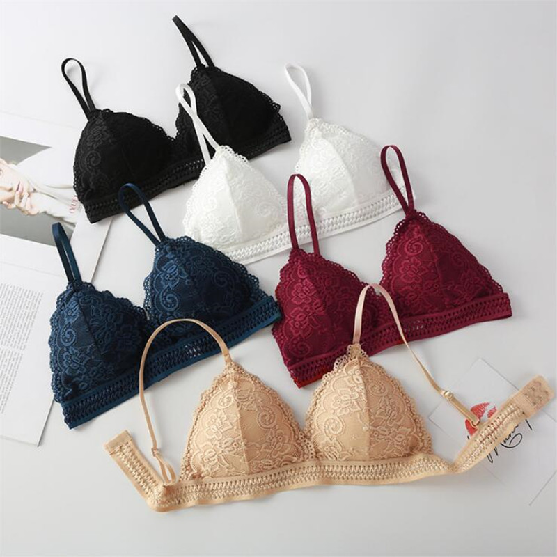Sheer Bra Lace - 2026 Kadın Sütyeni Yeni Fransız Üçgen