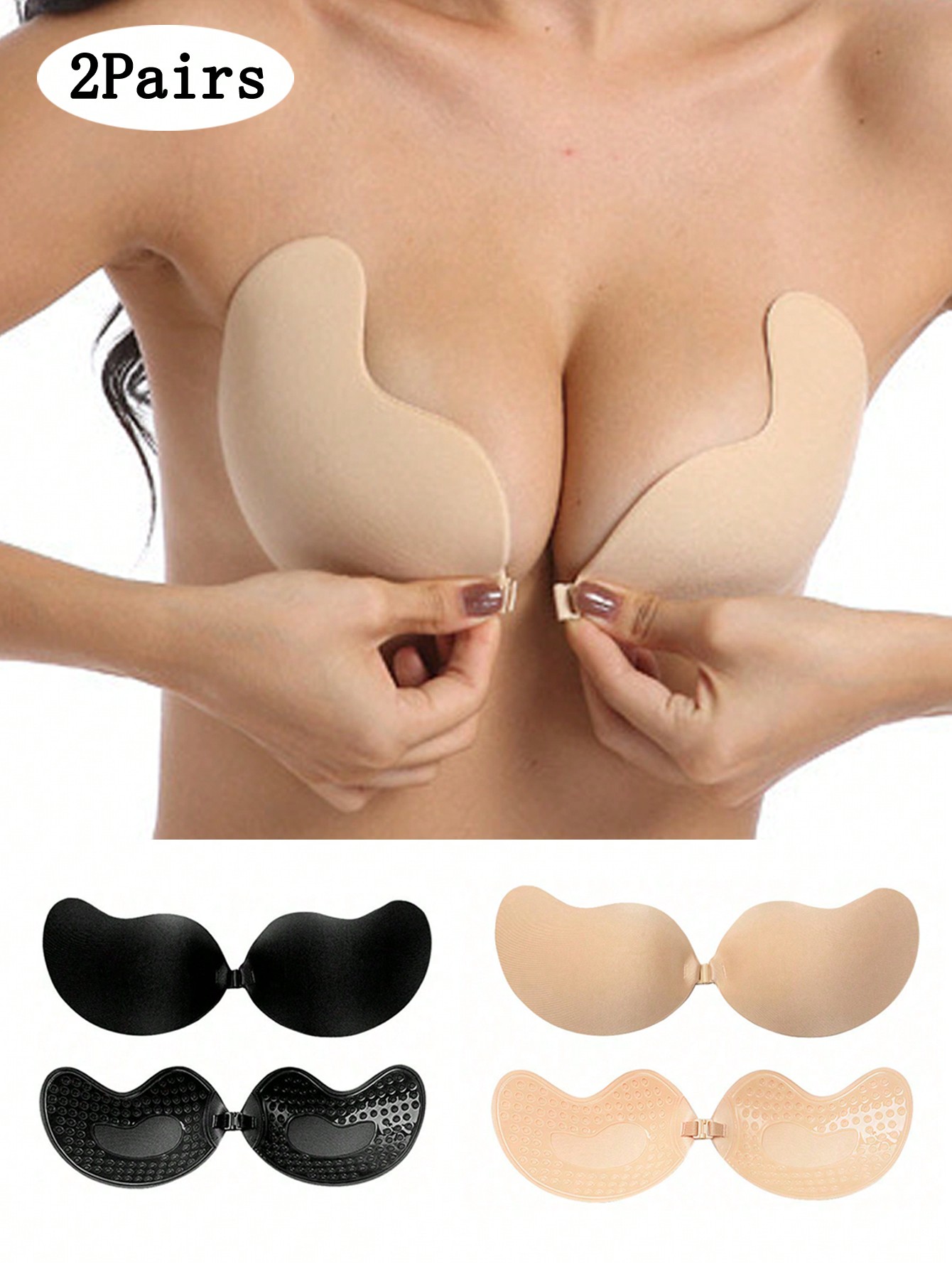 Strapless Bra Adhesive - 2'li Paket Kadınlar İçin Kendinden Yapışkanlı