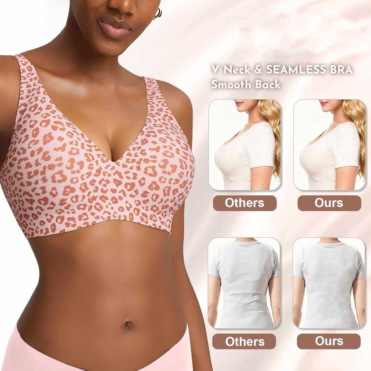 Kadınlar İçin Dikişsiz Pembe L - Minimizer Bra Women incelemesi ve fiyatı