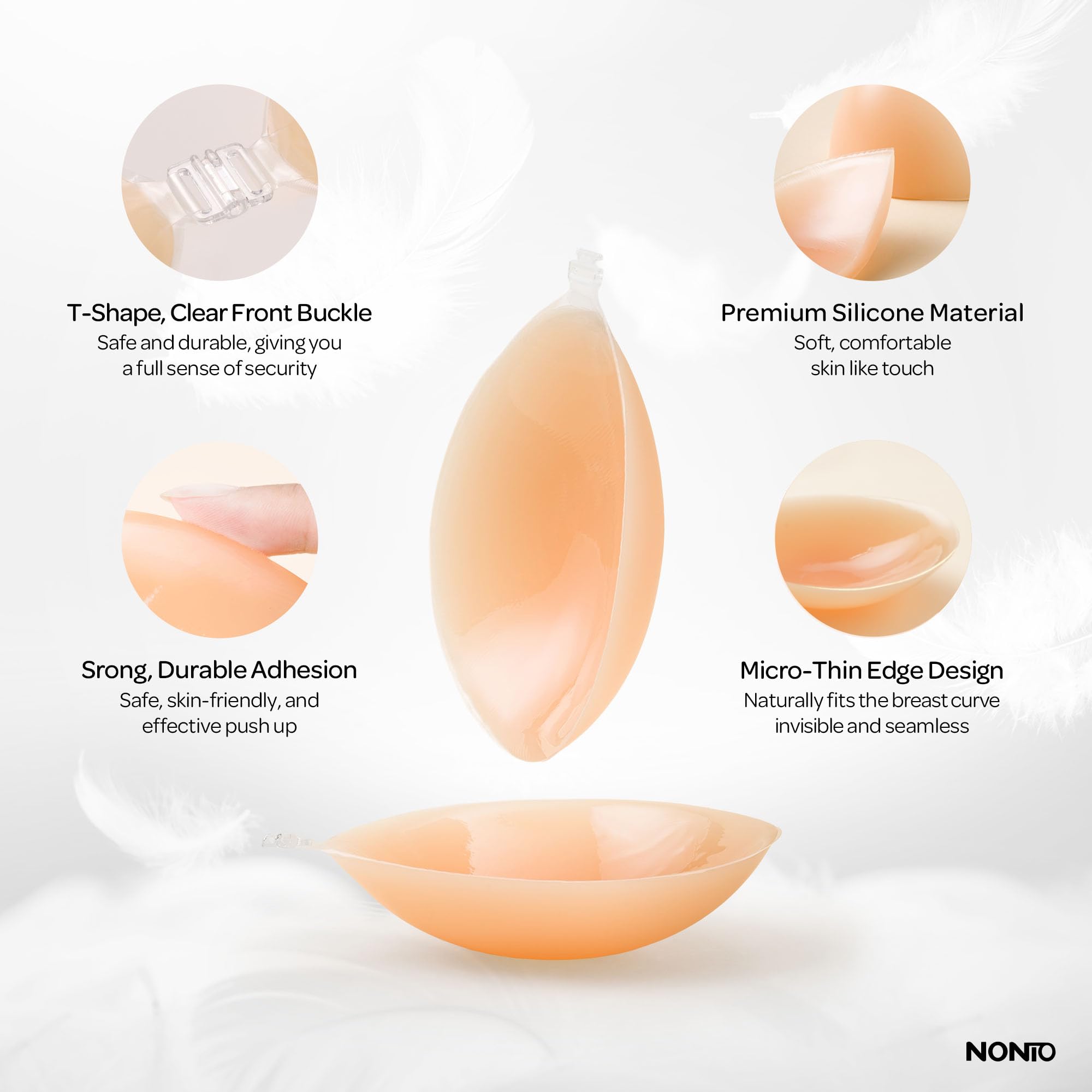 Yapışkanlı Sütyen Askısız Yapı - Backless Bra Sticky incelemesi ve fiyatı