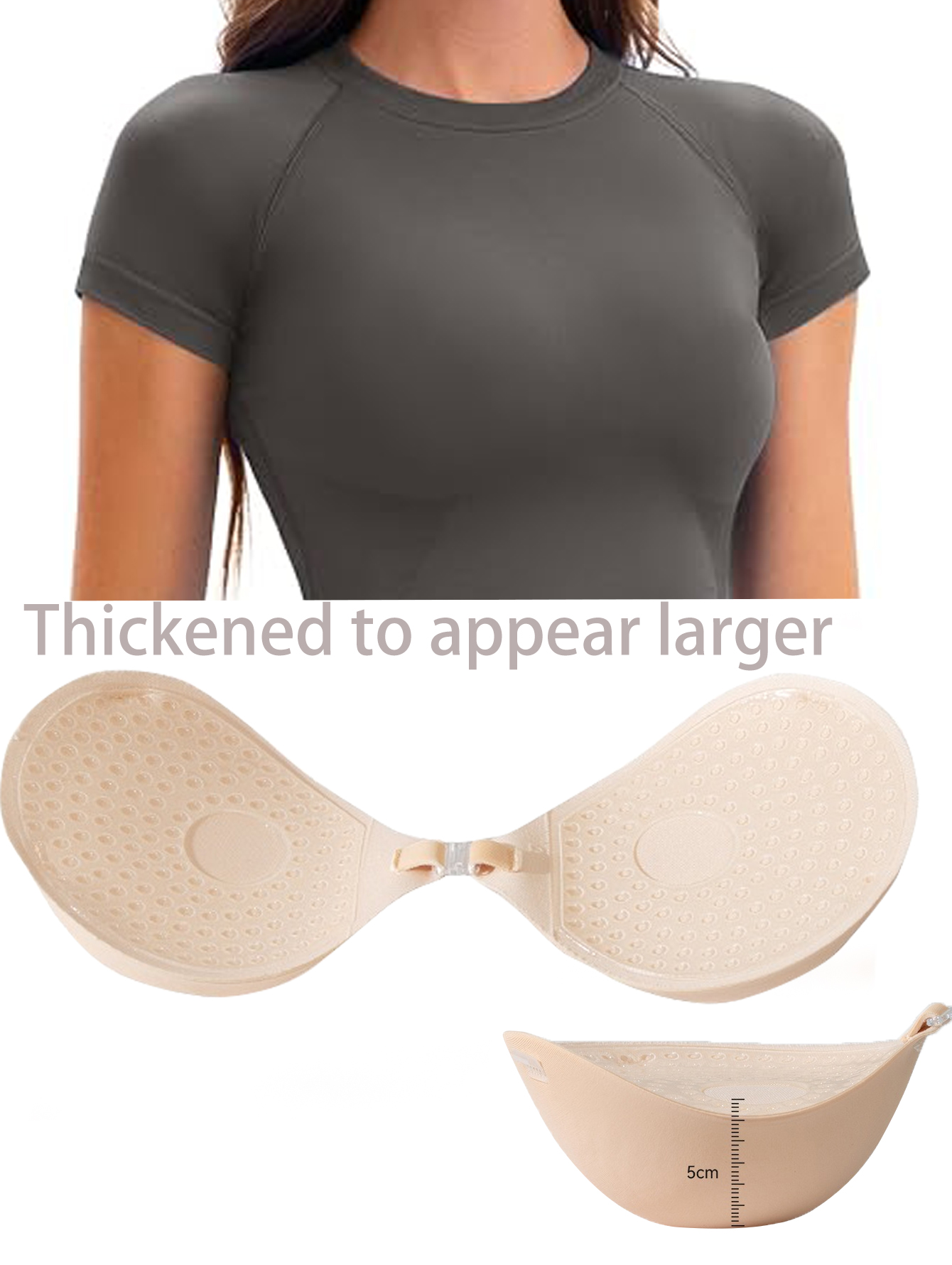 5CM Kalınlaştırılmış Göğüs Ban - Push Up Bra Silicone incelemesi ve fiyatı