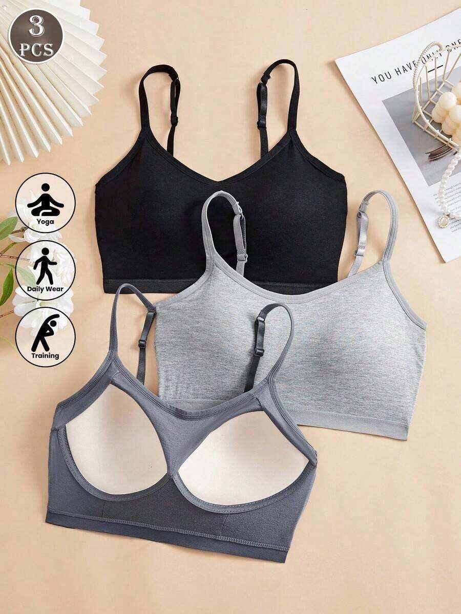 3 Parça/Set Kadın Düz Renk Aya - Wirefree Bra Comfort incelemesi ve fiyatı