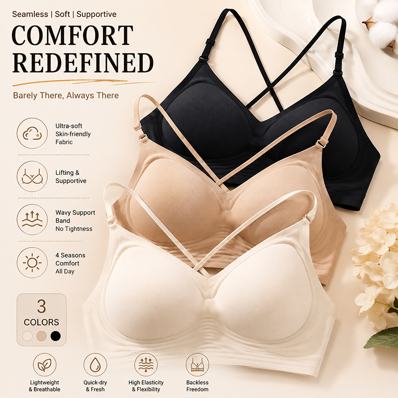 FINETOO Dikişsiz Dalgalı Deste - Sleep Bra Bralette incelemesi ve fiyatı
