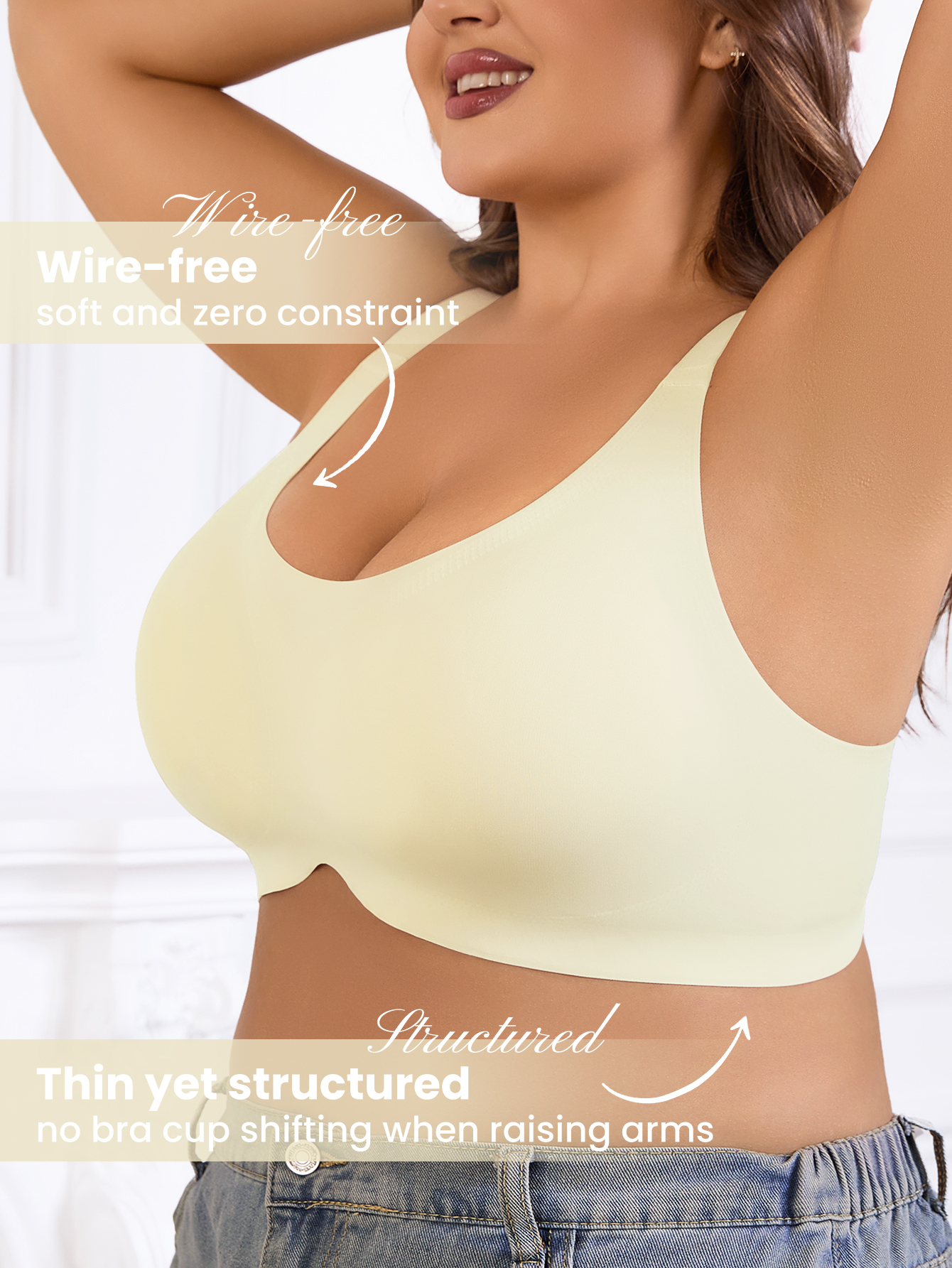 Büyük Beden Kadınlar İçin Düz  - Wirefree Bra Comfort incelemesi ve fiyatı