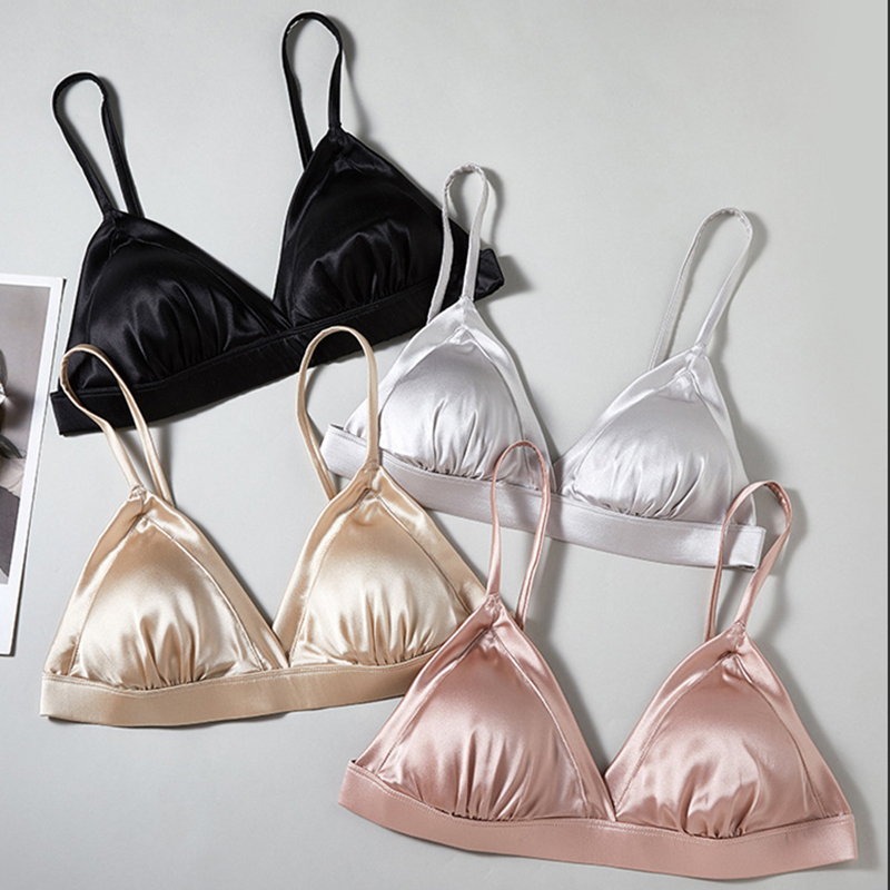 Lüks Gerçek İpek Saten Kablosu - Sleep Bra Bralette incelemesi ve fiyatı