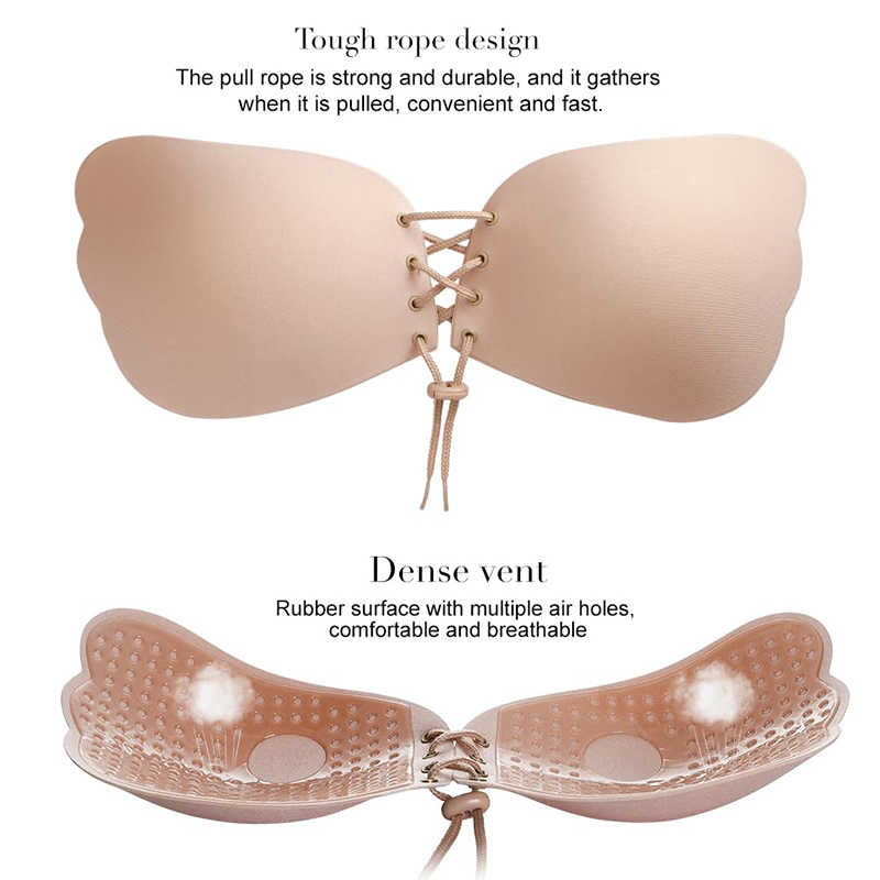 1/2 Çift Kadın Yaz Backless St - Backless Bra Sticky incelemesi ve fiyatı