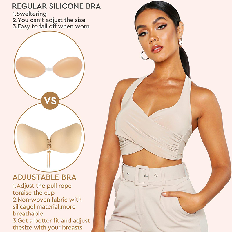 1/2 Çift Kadın Yaz Backless St - Backless Bra Sticky incelemesi ve fiyatı
