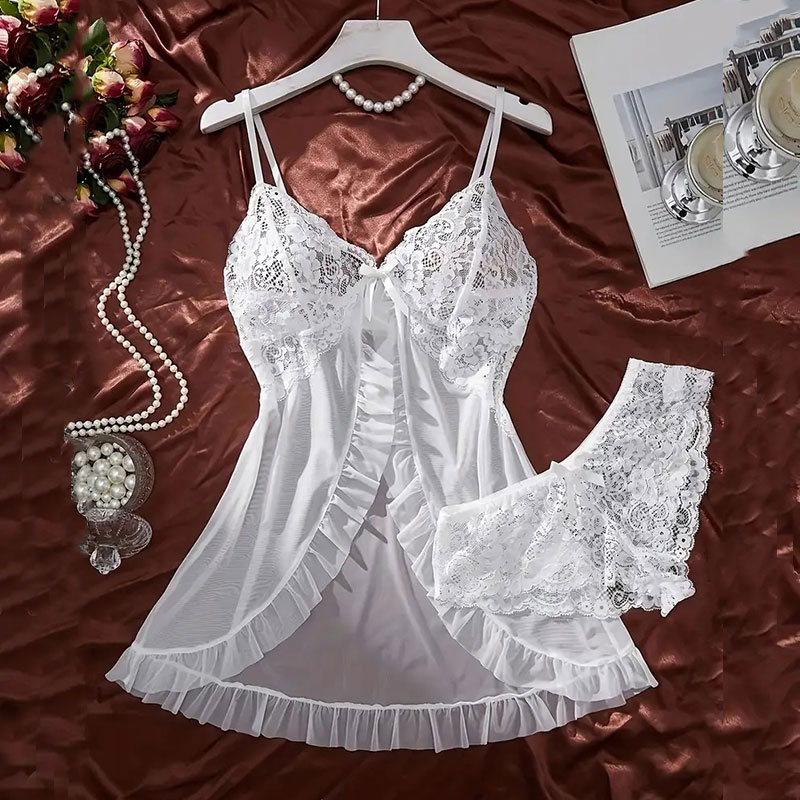 Yumuşak Şeffaf Gecelik Pijama  - Sheer Mesh Bra incelemesi ve fiyatı
