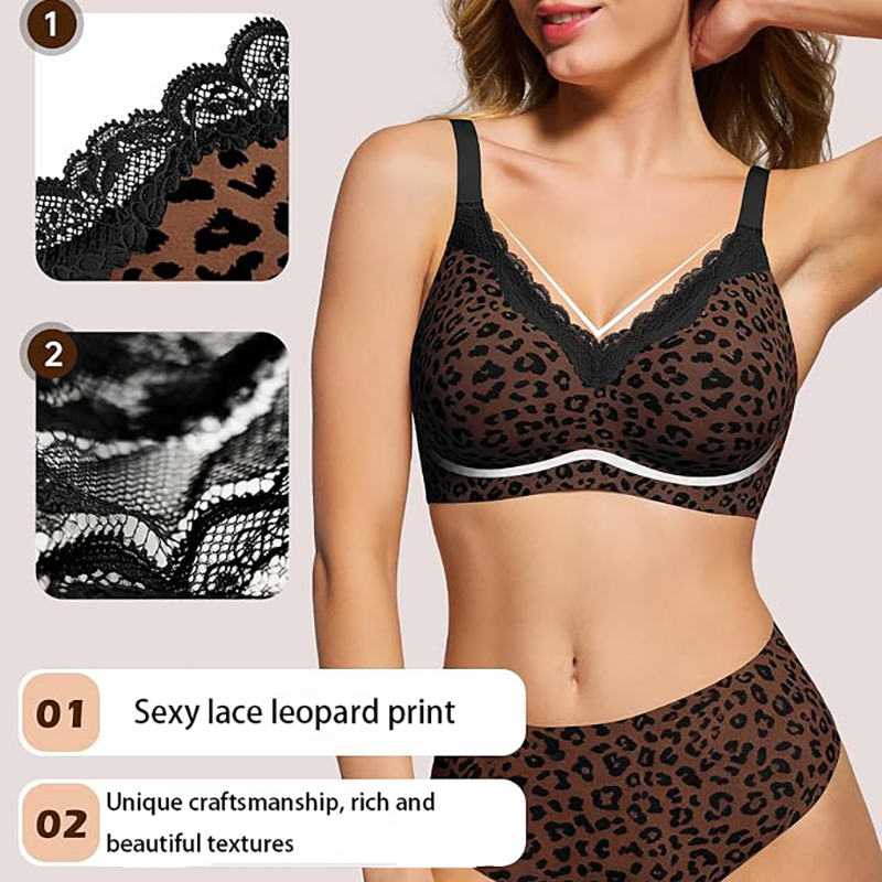 Pembe Leopar Desenli Dantel Ba - Wirefree Bra Comfort incelemesi ve fiyatı