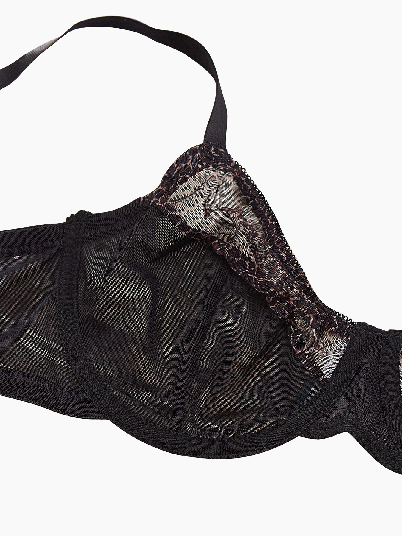 Büyük Beden Seksi Leopar Desen - Sheer Bra Lace incelemesi ve fiyatı