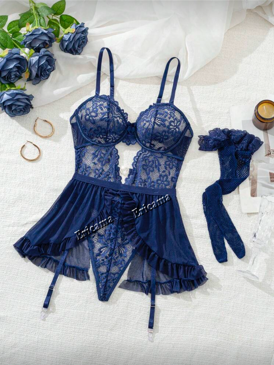 Erotik Kadın İç Giyim Setleri  - Lace Bralette Set incelemesi ve fiyatı