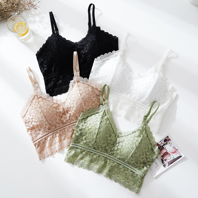Tek parça dikişsiz kamisol yel - Lace Bralette Set incelemesi ve fiyatı