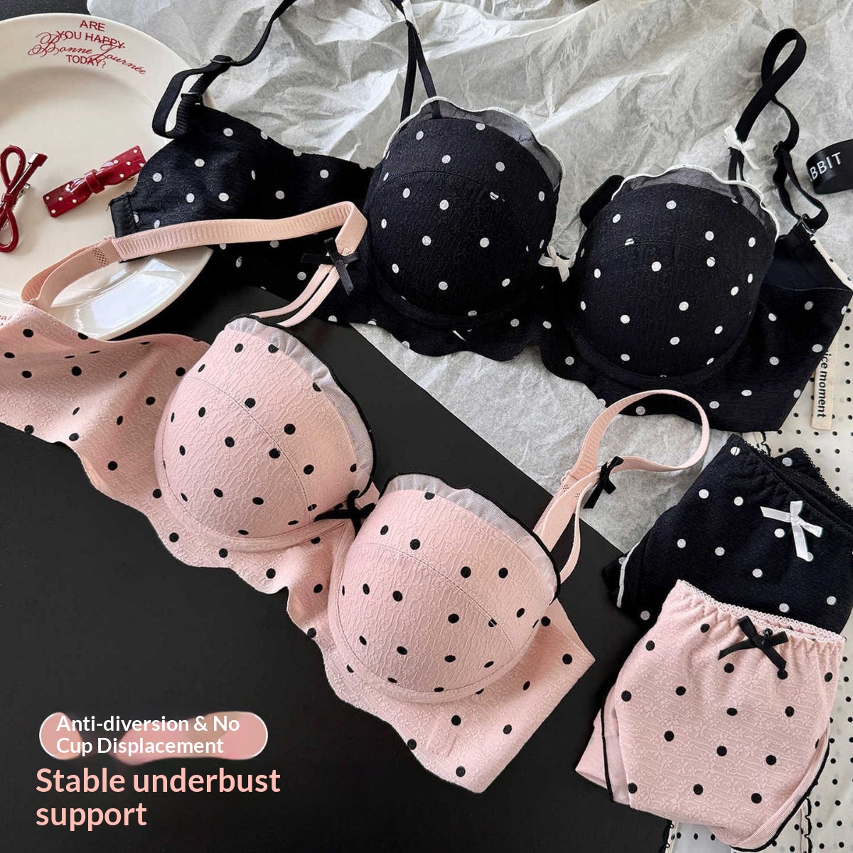 Dantelli Puantiyeli Sütyen İki - Cotton Bra Everyday incelemesi ve fiyatı